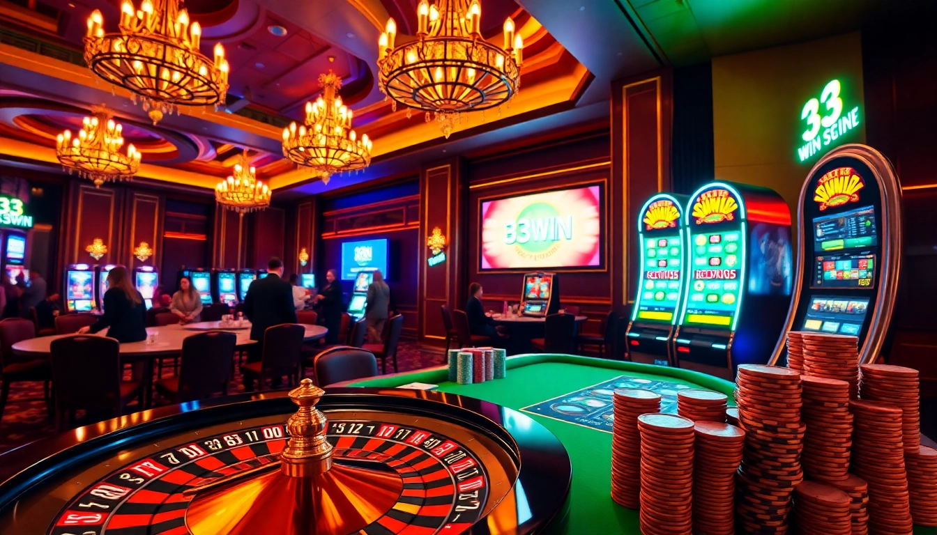 Experience luxury gaming with the roulette wheel and slot machines at https://33winn.gold/, inviting gamblers to a thrilling atmosphere.