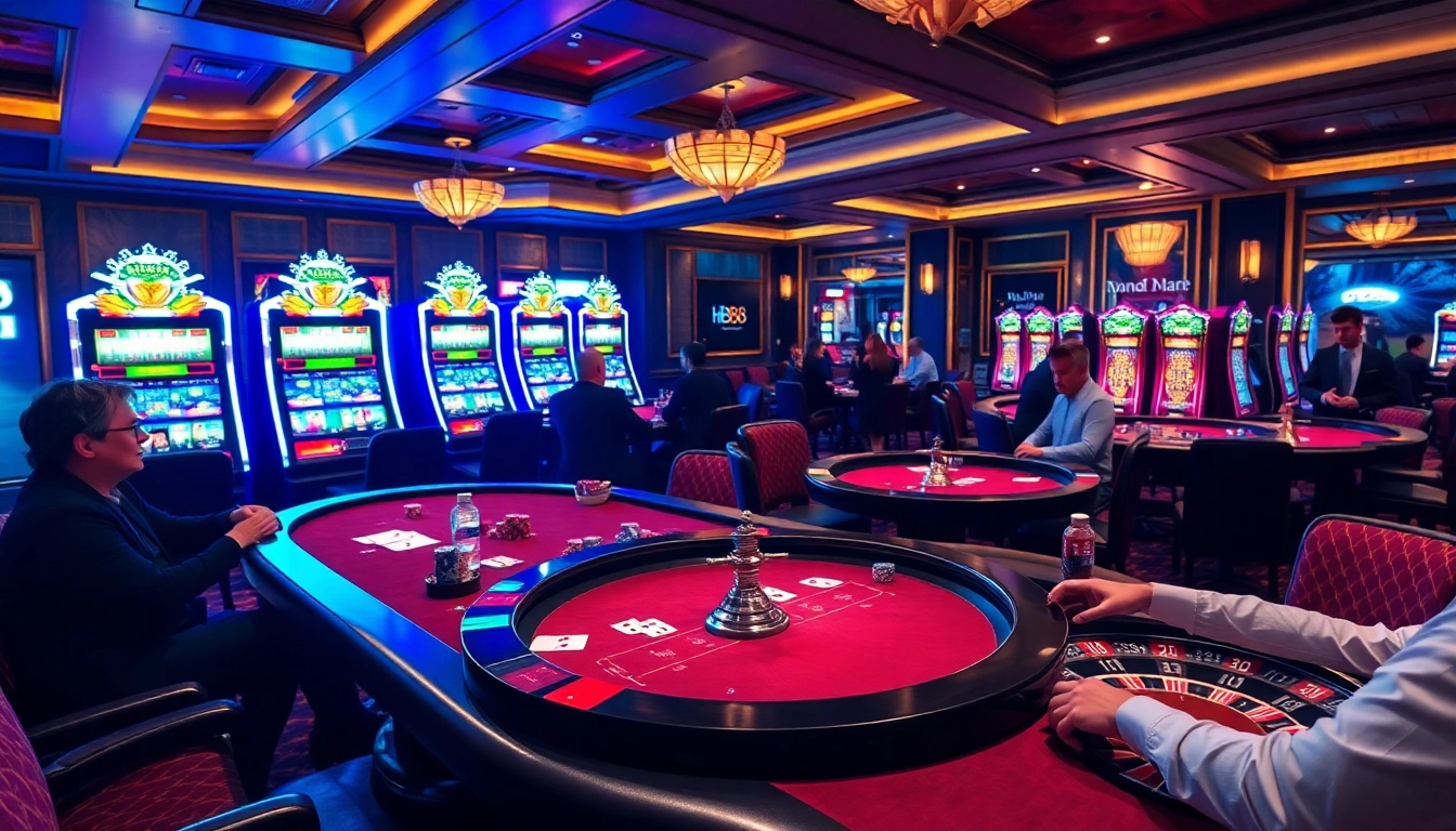 Experience thrilling gameplay at https://hb88.clinic/ with lively casino tables and engaging players.