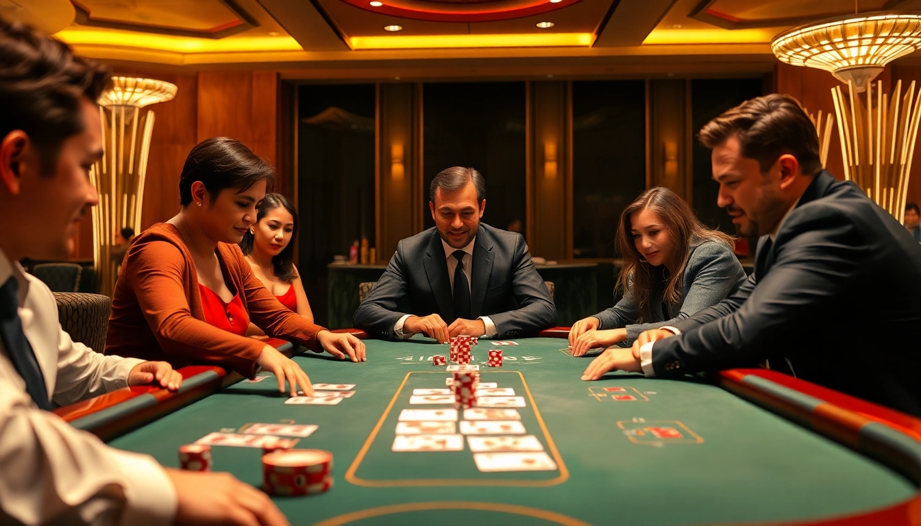 Experience elite gameplay at the F168VIP poker table with high-stakes action and vibrant colors.