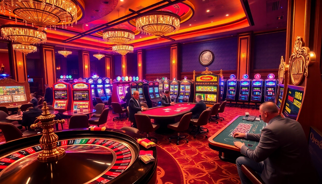 Experience the excitement of open88 with vibrant casino games, including roulette and poker.