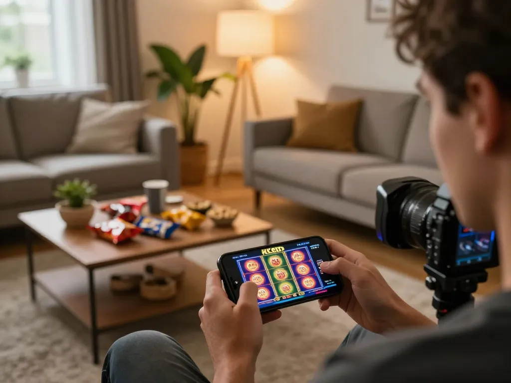 Engaging gameplay on the KKBD casino app showcases exhilarating slot action at home.