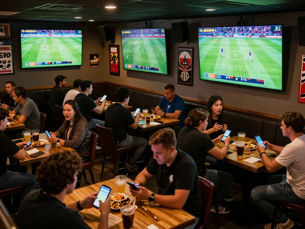 Socolive streaming exciting soccer matches live while fans engage with betting strategy.