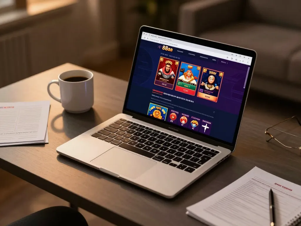 Engaging gaming session on 88aa online casino platform showcasing strategic betting.