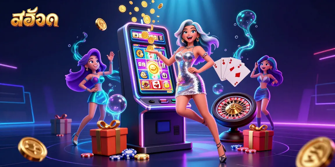 Spin the สล็อต machine with excitement as golden coins erupt from a jackpot!