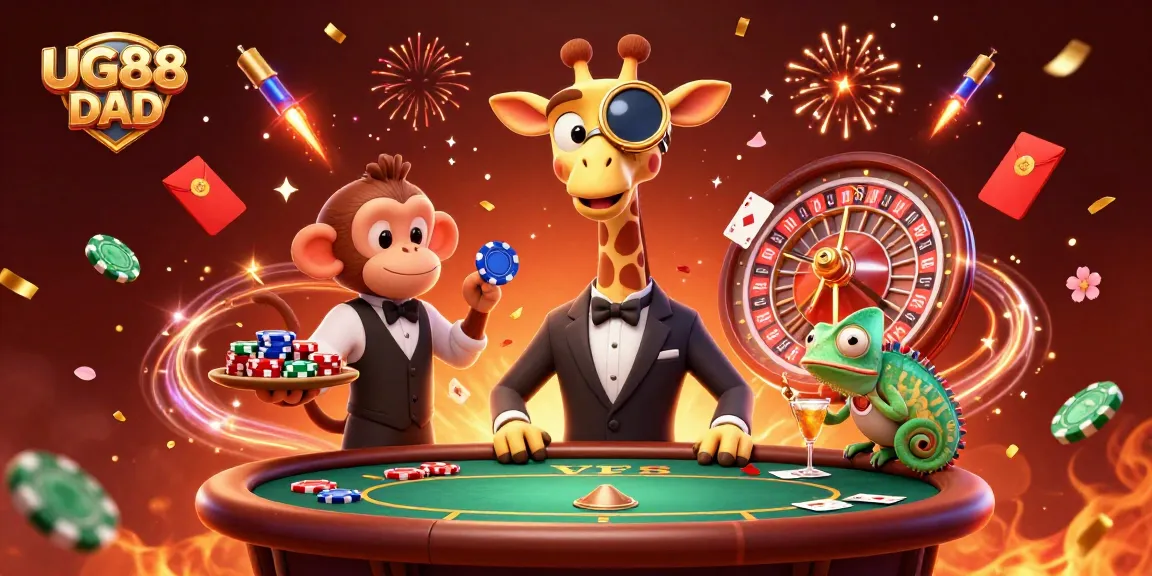 Engage in thrilling adventures with UG88 DAD at a vibrant poker showdown