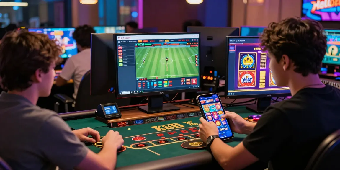 Exciting online gaming scene at https://hello88ke.com/ showing players engaging in diverse games and sports betting.