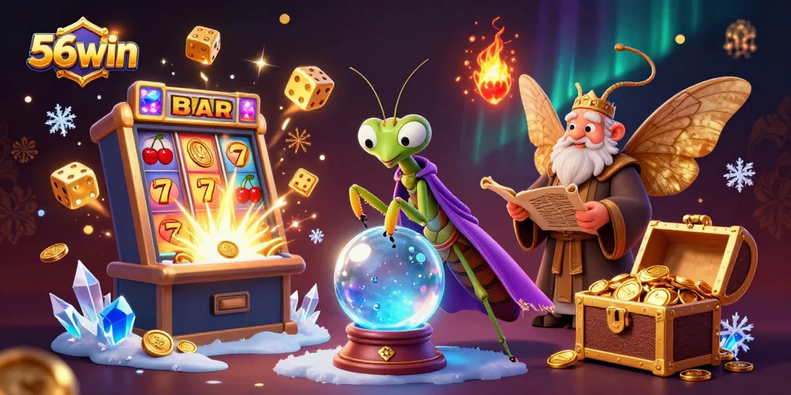 Experience thrilling gaming at 56win with engaging characters and vibrant casino elements!